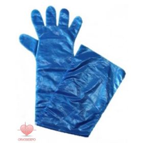   PE Fólia kesztyű,inszemináló,hosszú (900 mm). 100 db/csomag 