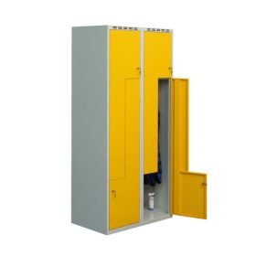 Öltözőszekrény, fém, 4 - Z ajtós, (42)