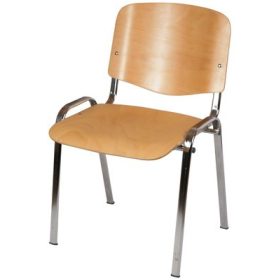 Iso wood crom váró szék, fa palásttal 