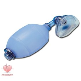 Lélegeztető ballon + maszk SZILIKON felnőtt, 4-es