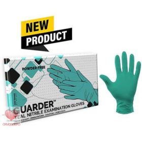  Nitril kékeszöld púdermentes vizsgálókesztyű, 100 db