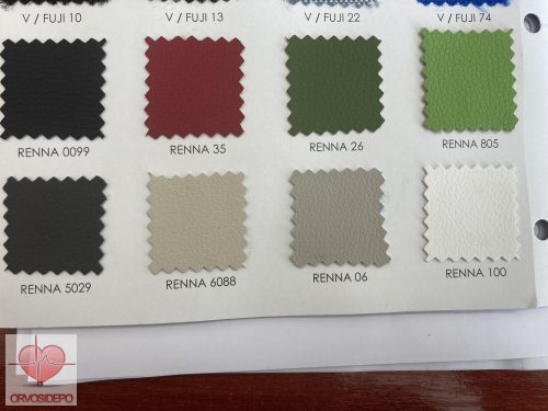 Laborszék, gázrugóval, 40 cm átmérőjű ülő felülettel, választható színű műbőrrel