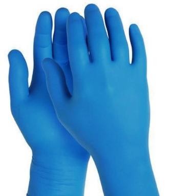 Maxter Nitril kesztyű, púdermentes, kék, 200 db. 