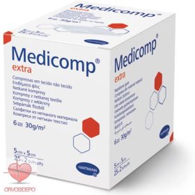 Medicomp Extra steril 6 rétegű mull lap 5x5cm