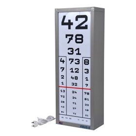   Látás vizsgáló tábla 1 oszlopos, ledes megvilágítással Visus-S