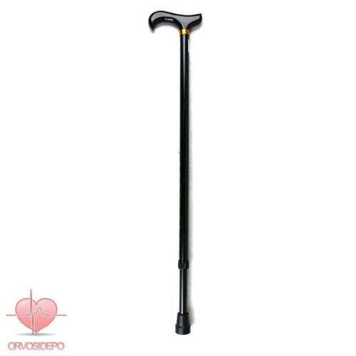 Járóbot ,állítható magasságú OD4341, fekete vagy bronz színben, íves markolattal (Eco)