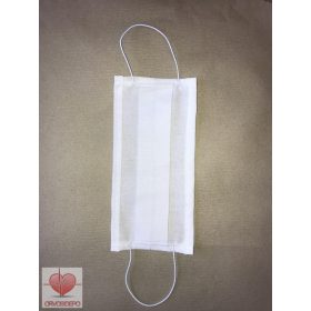   Többször használható szájmaszk, fehér színben, mosható, fertőtleníthető (5 db/csomag).