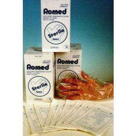 Steril fóliakesztyű (Romed) 100 db.