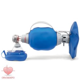   Lélegeztető ballon felnőtt AMBU MARK 4 egyutas 5-ös maszkkal, rezervoárral