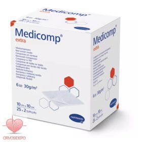 Steril gézlap Medicomp Extra 10X10cm. 1 csomag (2 darab) 