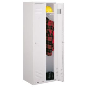 Öltözőszekrény, fém, 2 ajtós, (320) 