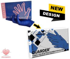 Maxter Nitril kesztyű, púdermentes, kobaltkék, 'S,M,L,XL' méret, 100 db 
