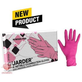 Pink Nitril púdermentes vizsgálókesztyű, 100 db